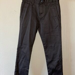 Crewcuts dark gray chinos boys 6